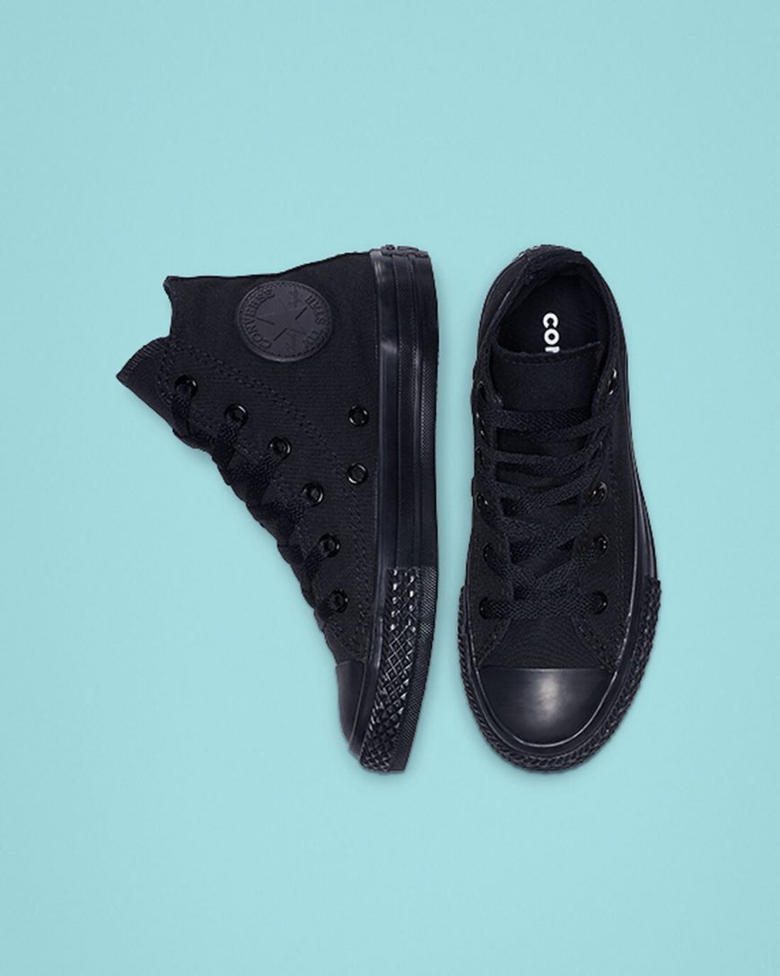 Tenisi Inalti Fete Converse Chuck Taylor All Star Clasici Negrii | RO TQHRP459